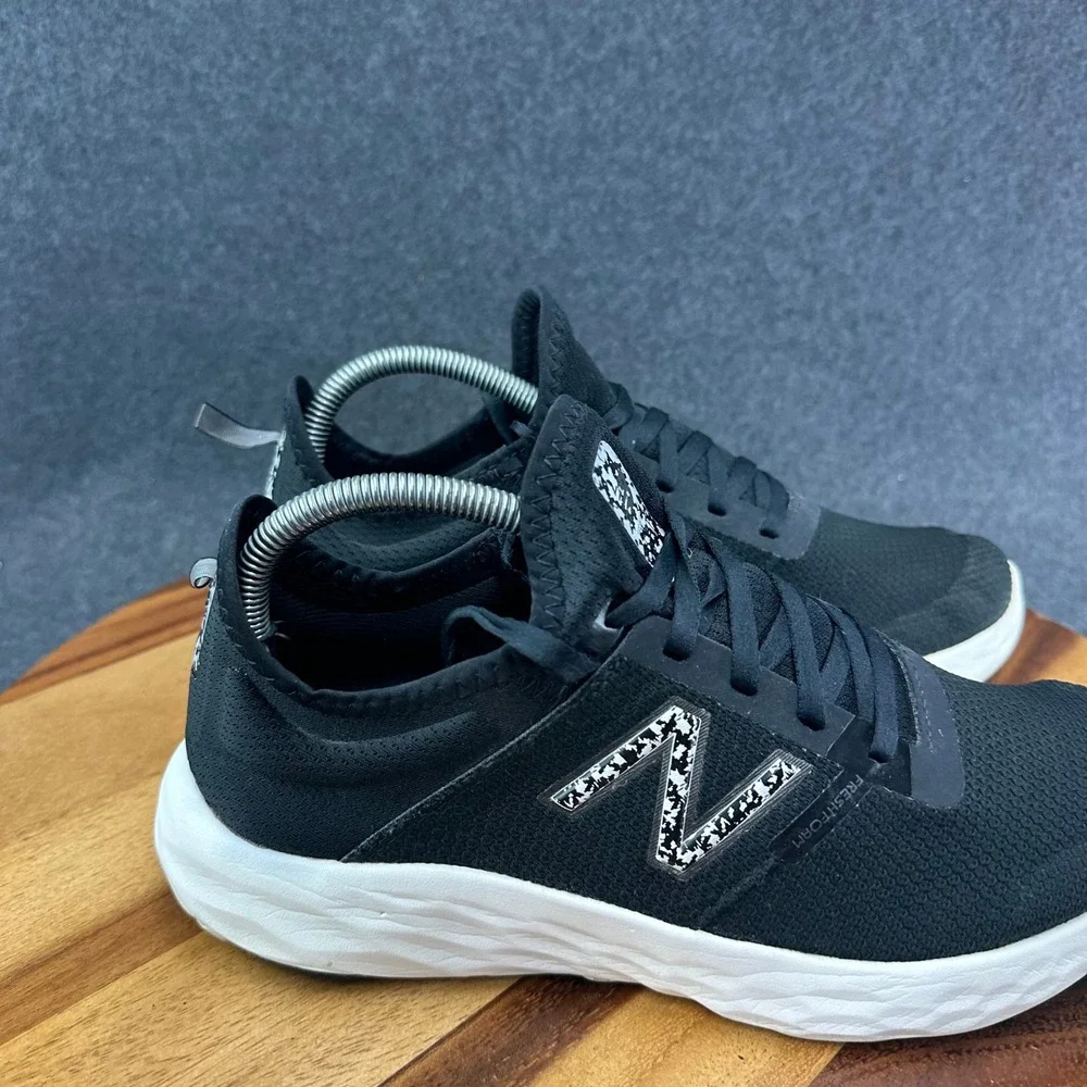Women's New Balance Fresh Foam Sport V2 Running Shoes WSPTRR2 Black/White Sz 10B